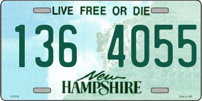NH license plate 1364055