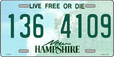 NH license plate 1364109