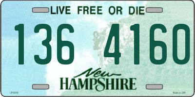 NH license plate 1364160