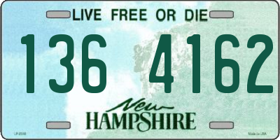 NH license plate 1364162