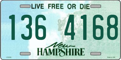 NH license plate 1364168