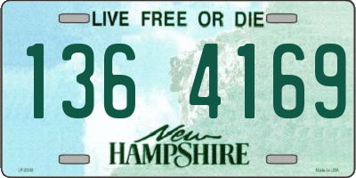 NH license plate 1364169