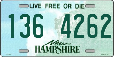 NH license plate 1364262