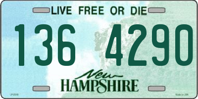 NH license plate 1364290