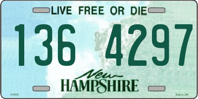 NH license plate 1364297