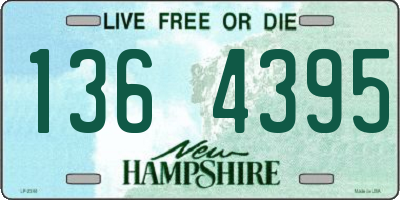 NH license plate 1364395