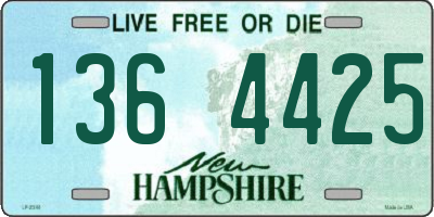 NH license plate 1364425