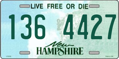 NH license plate 1364427