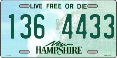 NH license plate 1364433