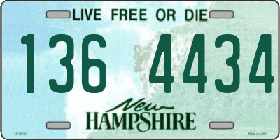 NH license plate 1364434