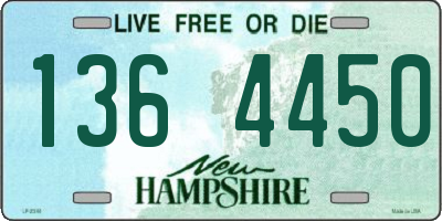NH license plate 1364450