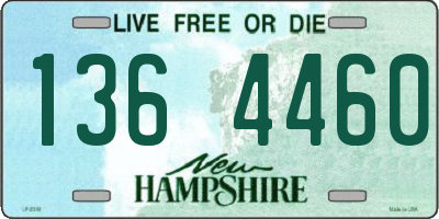 NH license plate 1364460