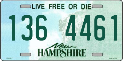 NH license plate 1364461