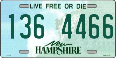 NH license plate 1364466