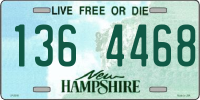 NH license plate 1364468
