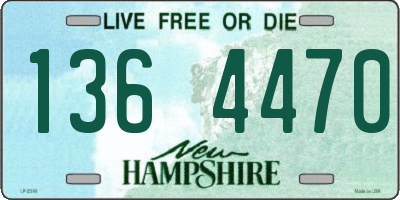 NH license plate 1364470