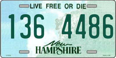 NH license plate 1364486