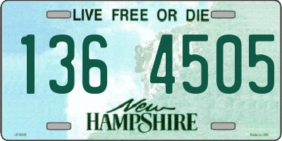 NH license plate 1364505