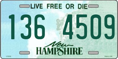 NH license plate 1364509