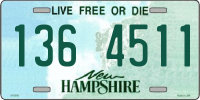 NH license plate 1364511