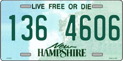 NH license plate 1364606