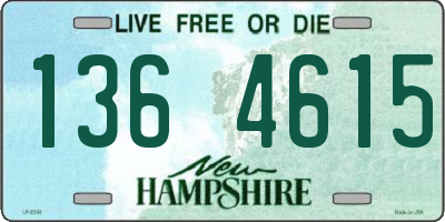 NH license plate 1364615