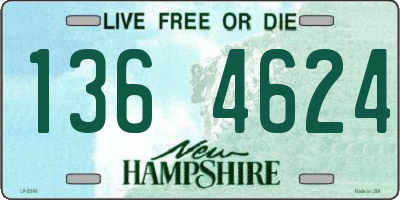 NH license plate 1364624