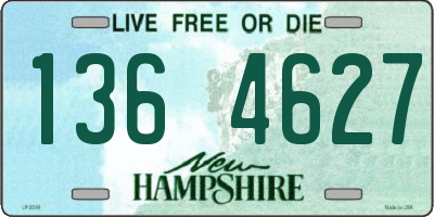 NH license plate 1364627