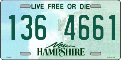 NH license plate 1364661