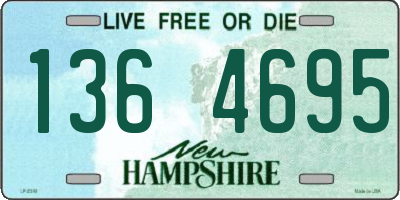 NH license plate 1364695