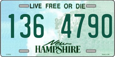 NH license plate 1364790