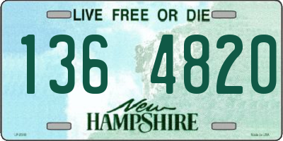 NH license plate 1364820