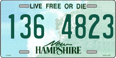 NH license plate 1364823
