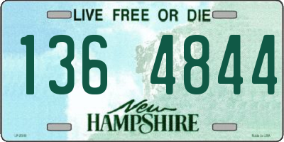 NH license plate 1364844