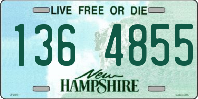 NH license plate 1364855