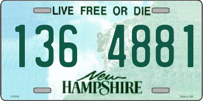 NH license plate 1364881