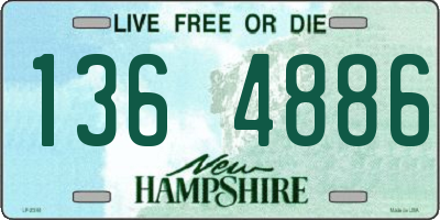 NH license plate 1364886