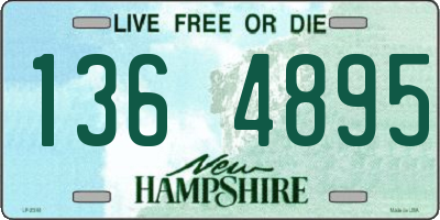 NH license plate 1364895