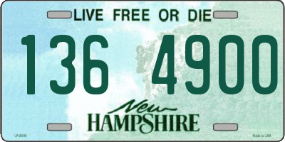 NH license plate 1364900
