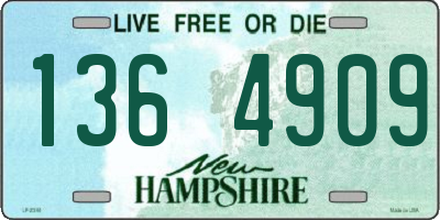 NH license plate 1364909