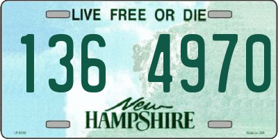 NH license plate 1364970