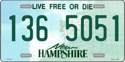 NH license plate 1365051