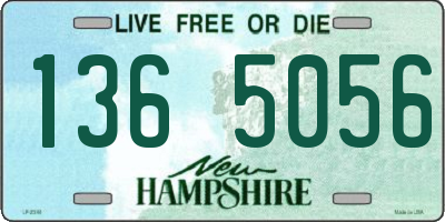NH license plate 1365056