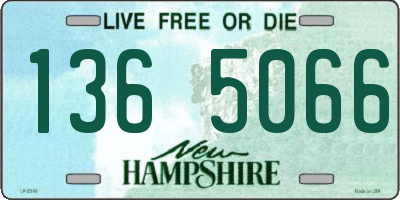 NH license plate 1365066