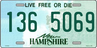 NH license plate 1365069