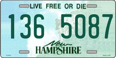 NH license plate 1365087