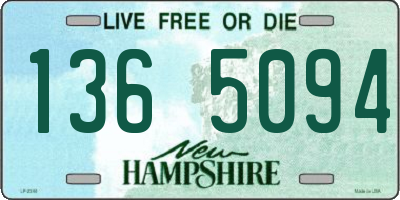 NH license plate 1365094
