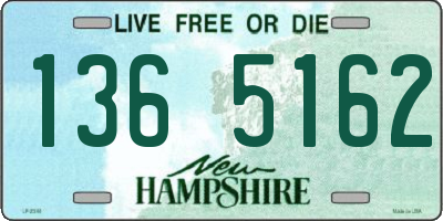 NH license plate 1365162
