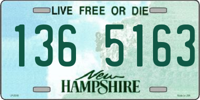 NH license plate 1365163