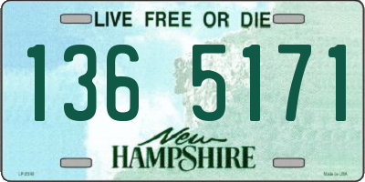 NH license plate 1365171